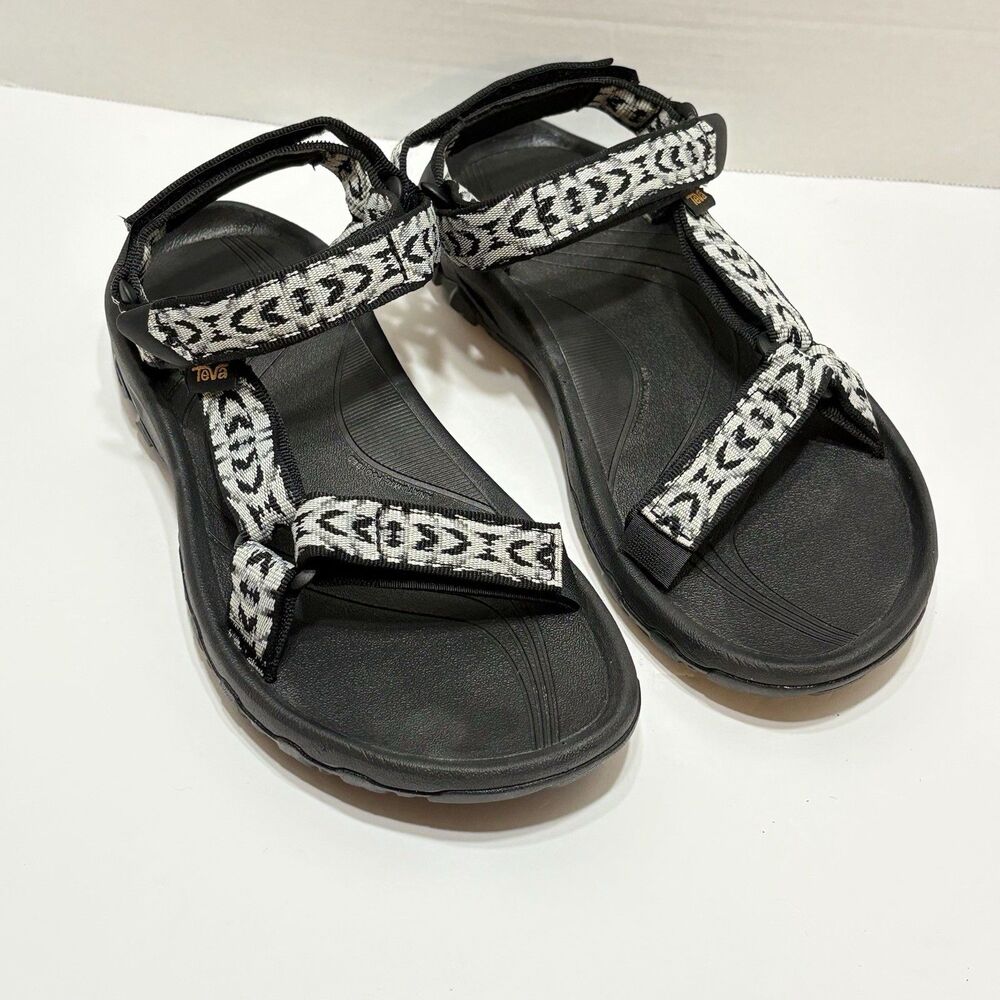 TEVA HURRICANE 4 Women’s Sport Sandal US 8 Black/White Gorpcore Urban Techwear